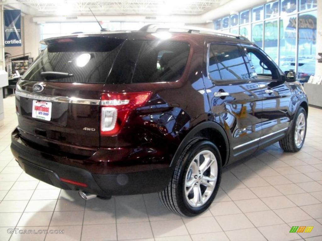 Bordeaux Reserve Red Metallic 2011 Ford Explorer Limited 4WD Exterior Photo #43928210