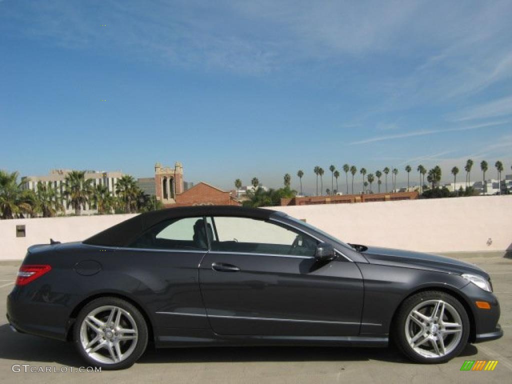 Steel Grey Metallic 2011 Mercedes-Benz E 550 Cabriolet Exterior Photo #43928746