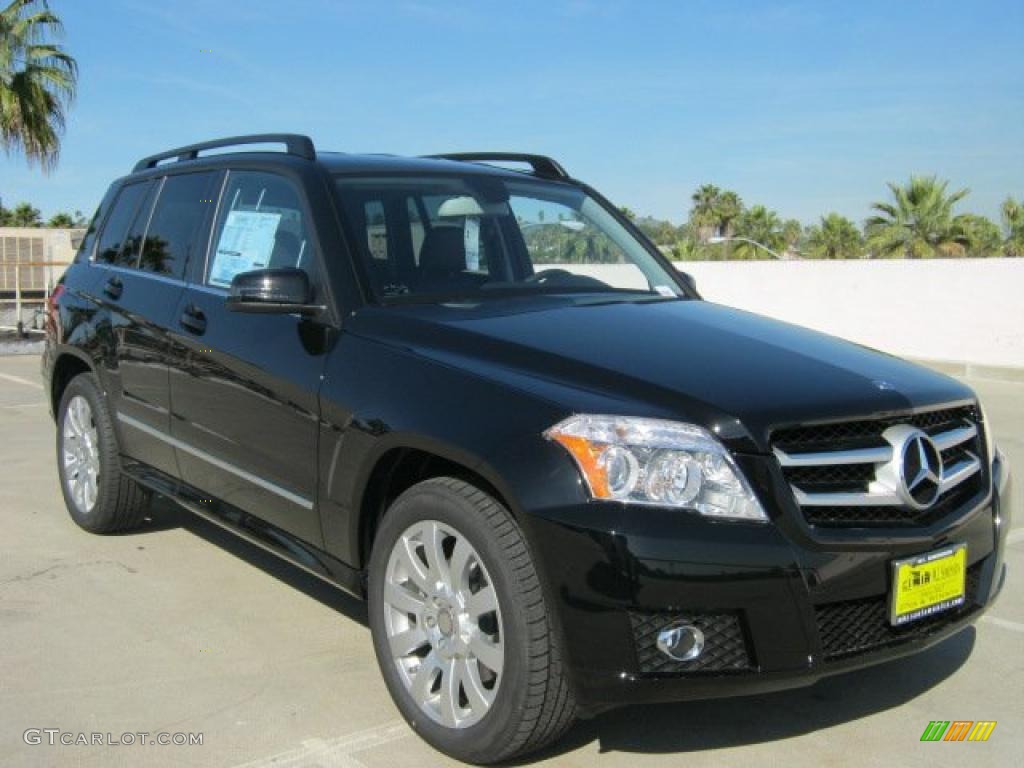 Black 2011 Mercedes-Benz GLK 350 4Matic Exterior Photo #43928806