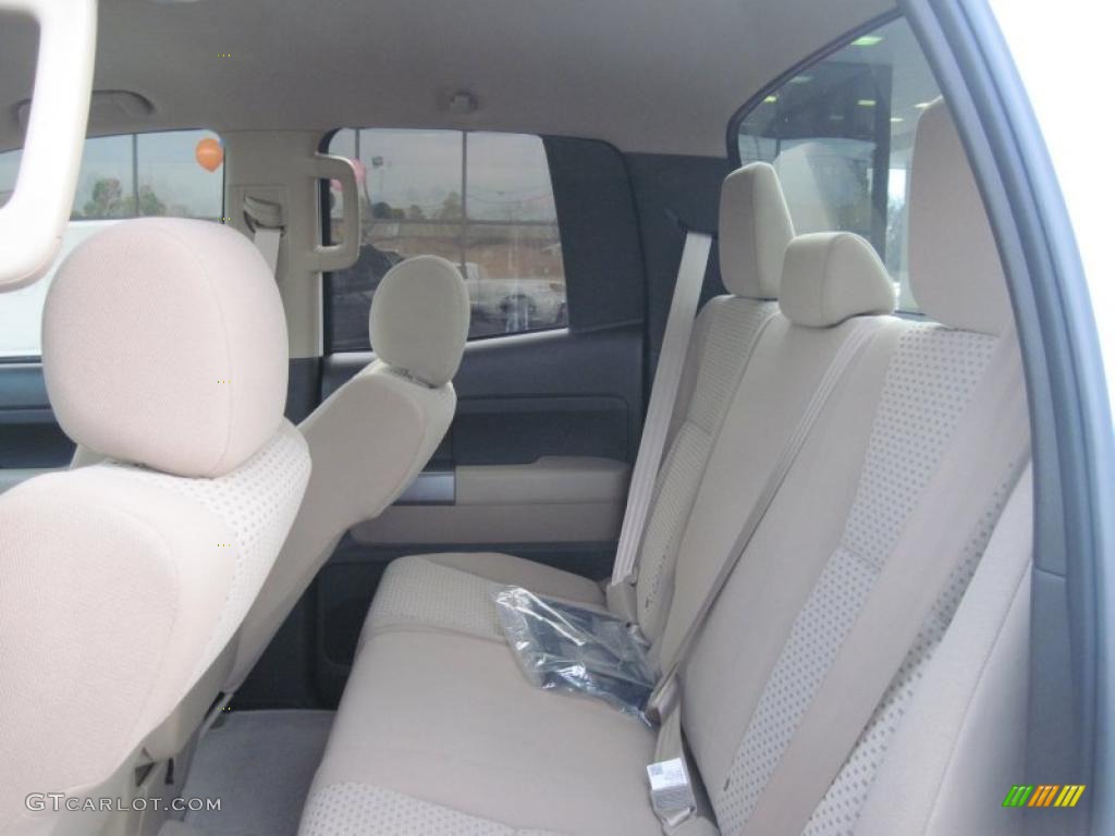 2011 Tundra Double Cab - Super White / Sand Beige photo #13