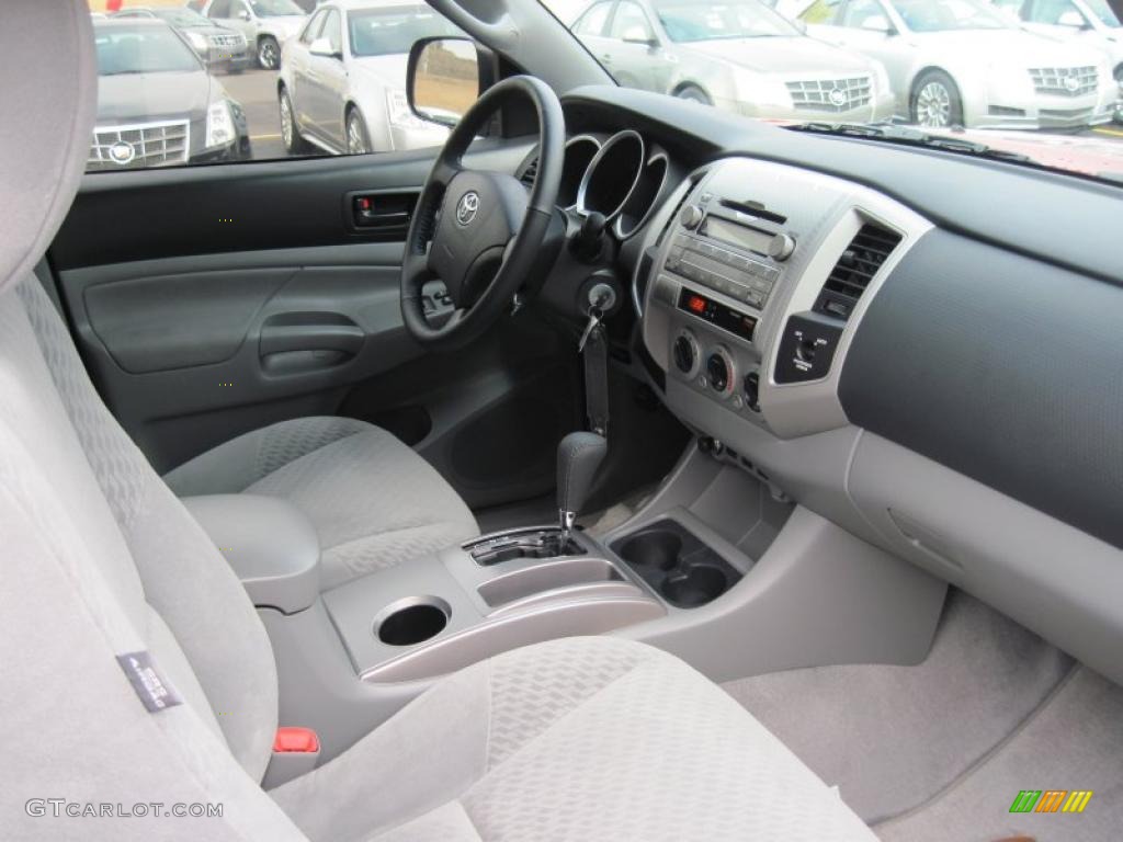 Graphite Gray Interior 2011 Toyota Tacoma PreRunner Access Cab Photo #43930274