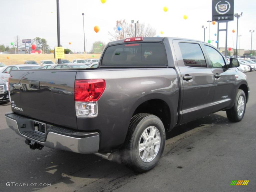 2011 Tundra CrewMax - Magnetic Gray Metallic / Graphite Gray photo #5