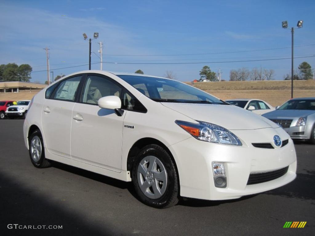 Blizzard White Pearl 2011 Toyota Prius Hybrid IV Exterior Photo #43931326