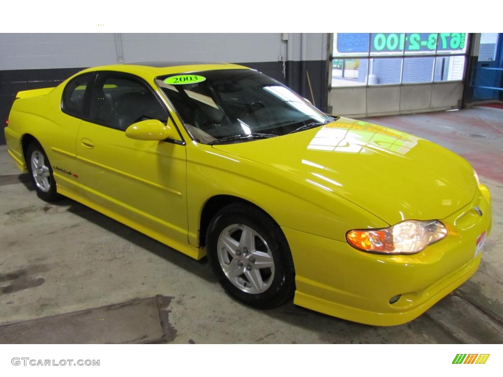 Competition Yellow 2003 Chevrolet Monte Carlo SS Exterior Photo #43931794