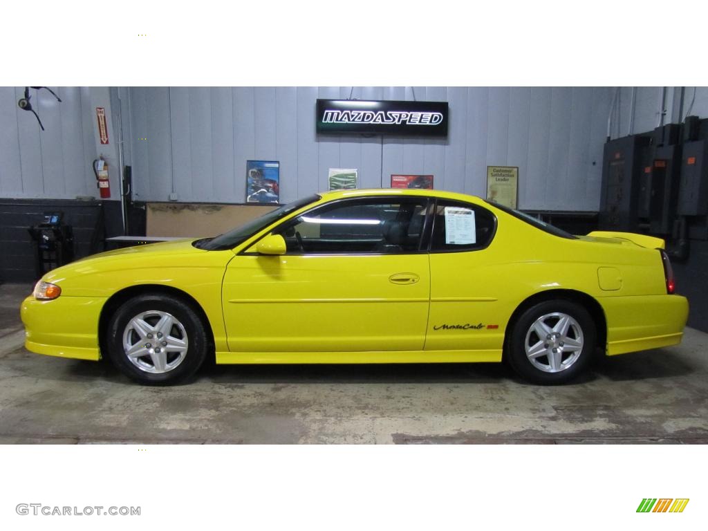 Competition Yellow 2003 Chevrolet Monte Carlo SS Exterior Photo #43931842