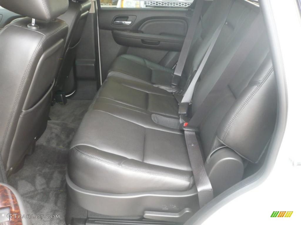 Ebony Interior 2010 GMC Yukon Hybrid Denali 4x4 Photo #43931890