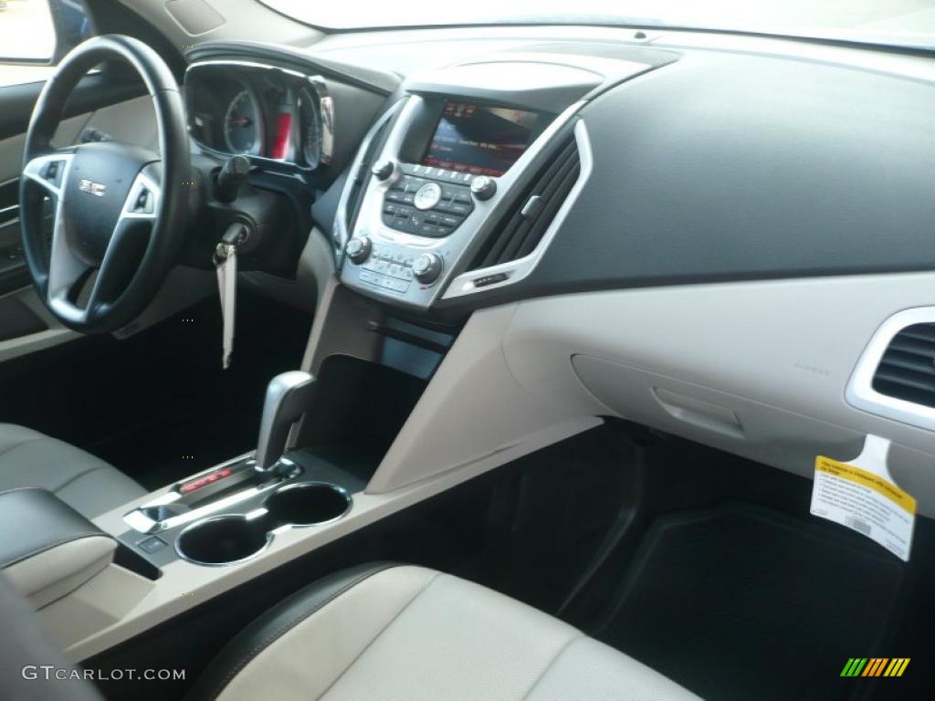 2010 GMC Terrain SLT AWD Light Titanium Dashboard Photo #43932226