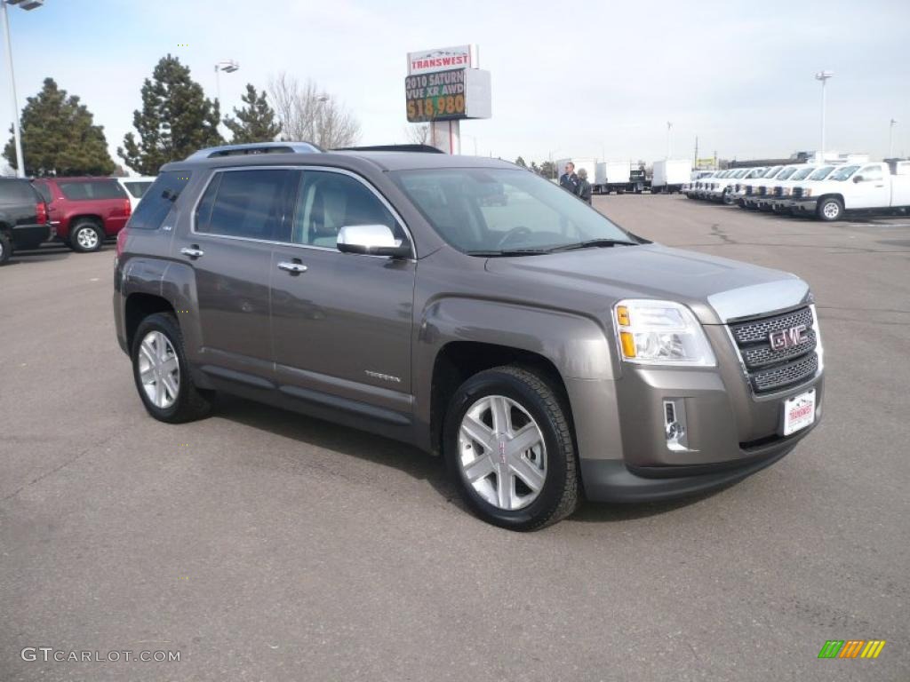 Mocha Steel Metallic 2010 GMC Terrain SLT AWD Exterior Photo #43932330