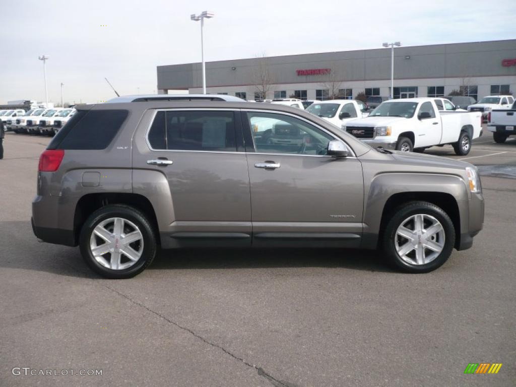 Mocha Steel Metallic 2010 GMC Terrain SLT AWD Exterior Photo #43932358