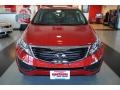 2011 Signal Red Kia Sportage LX  photo #9