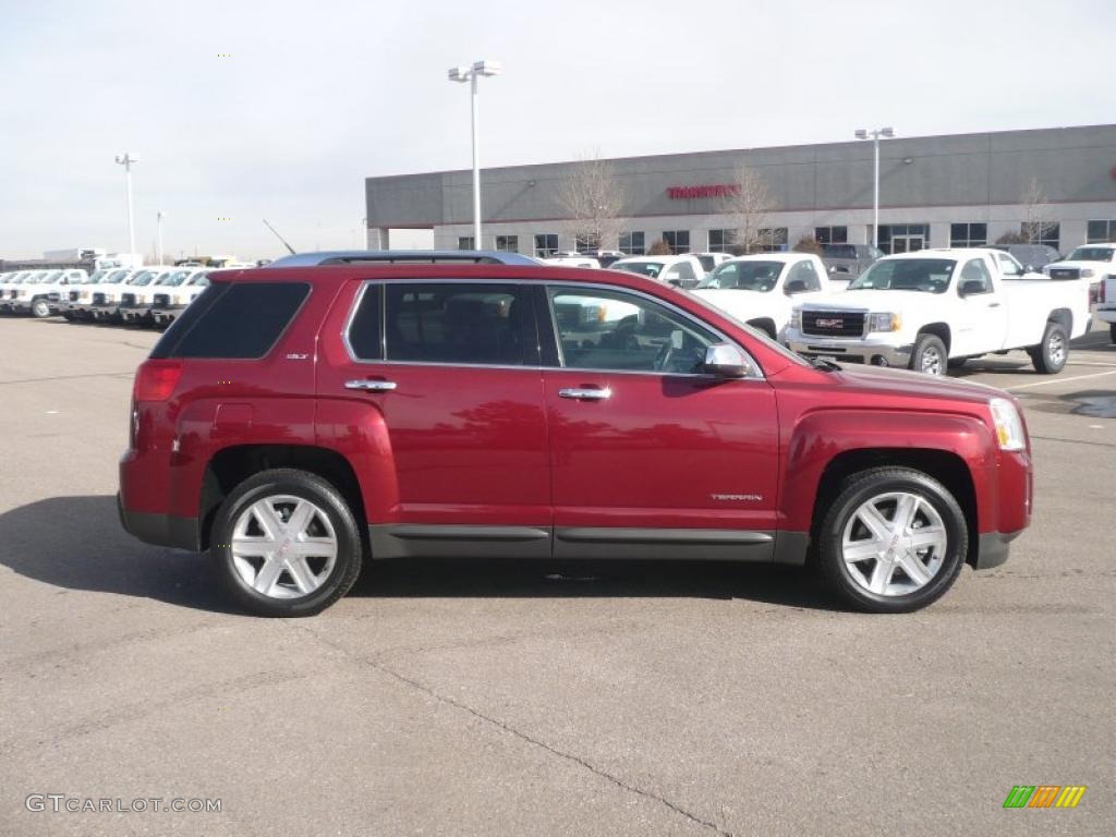 Merlot Jewel Metallic 2010 GMC Terrain SLT AWD Exterior Photo #43935559