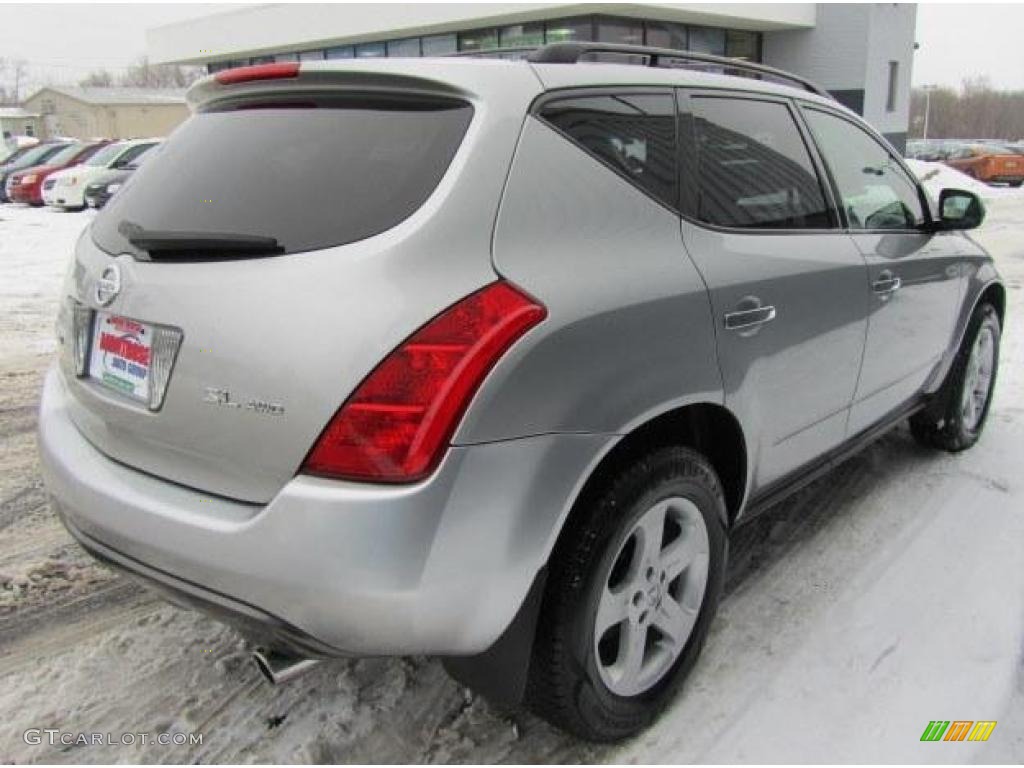 2004 Murano SL AWD - Sheer Silver Metallic / Charcoal photo #3