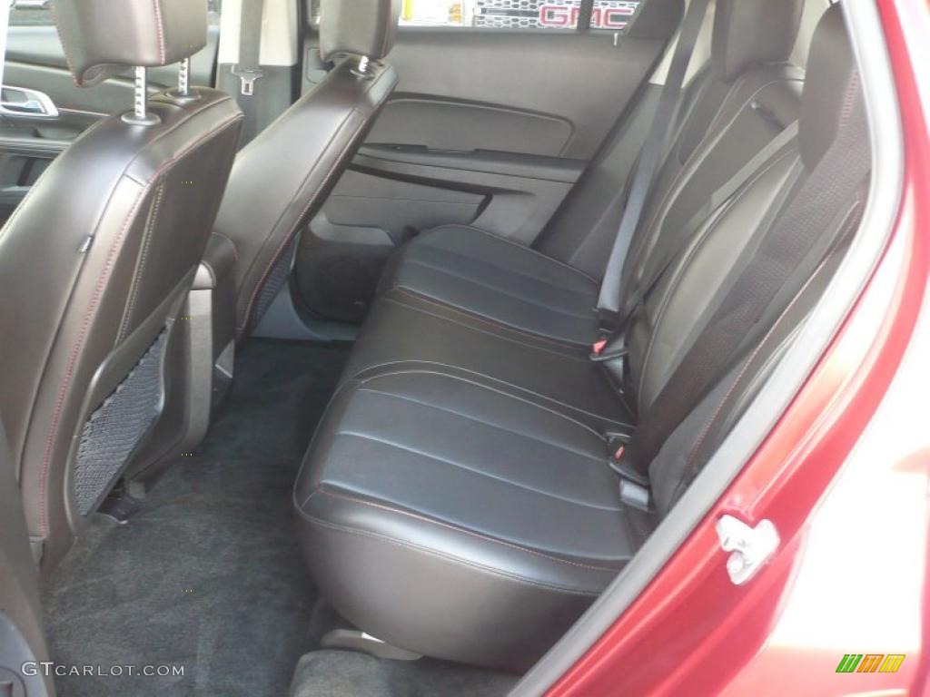 Jet Black Interior 2010 GMC Terrain SLT AWD Photo #43935683