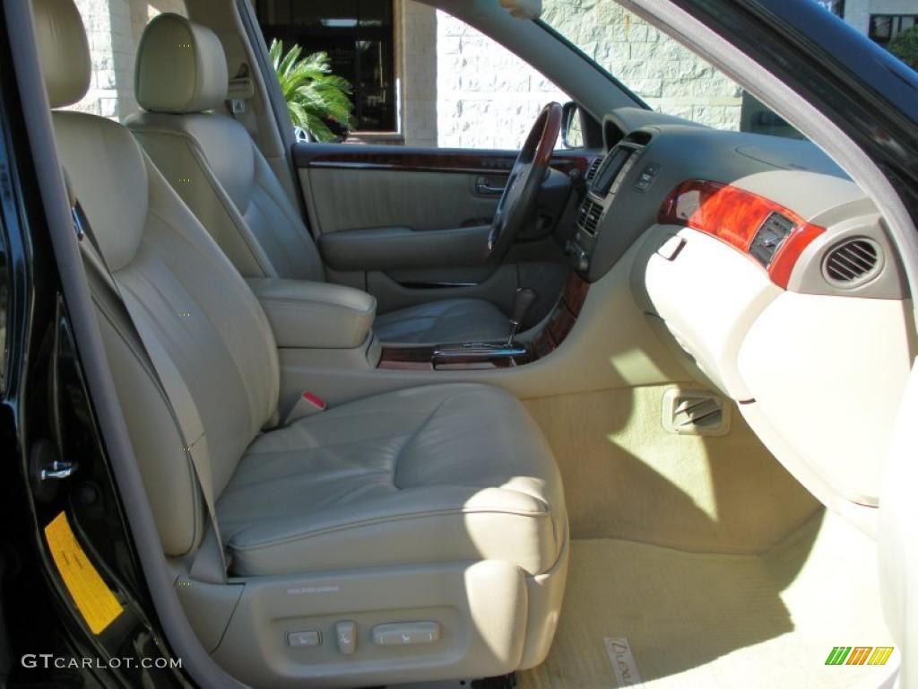 2003 LS 430 Sedan - Midnight Pine Pearl / Ecru photo #15