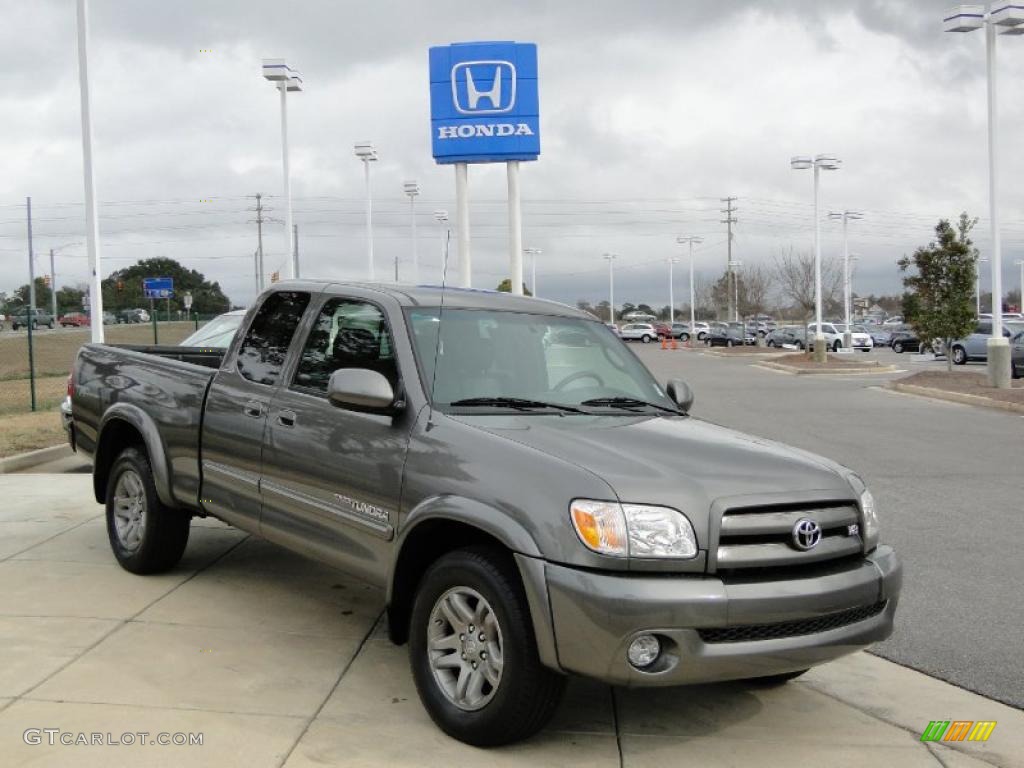 2005 Tundra Limited Access Cab - Phantom Gray Pearl / Dark Gray photo #2