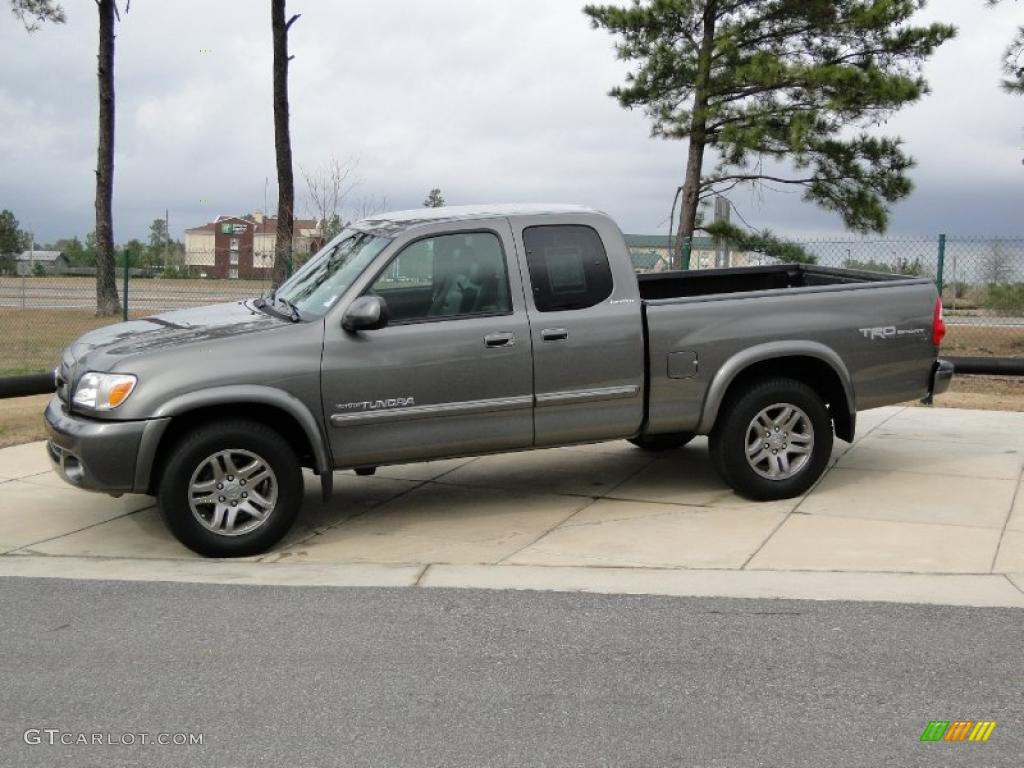 2005 Tundra Limited Access Cab - Phantom Gray Pearl / Dark Gray photo #8