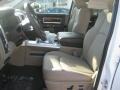 Light Pebble Beige/Bark Brown 2011 Dodge Ram 3500 HD Laramie Crew Cab 4x4 Dually Interior Color
