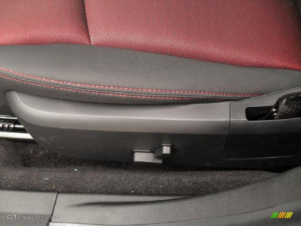 Black/Red Interior 2011 Dodge Avenger Mainstreet Photo #43941515