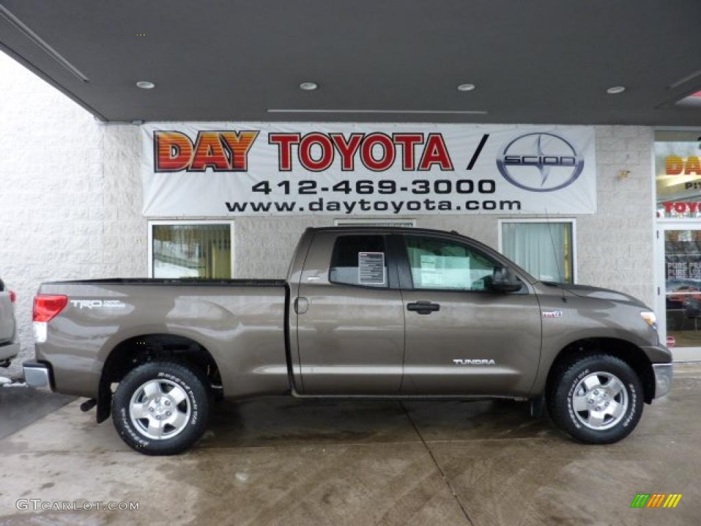 2011 Tundra TRD Double Cab 4x4 - Pyrite Mica / Sand Beige photo #1