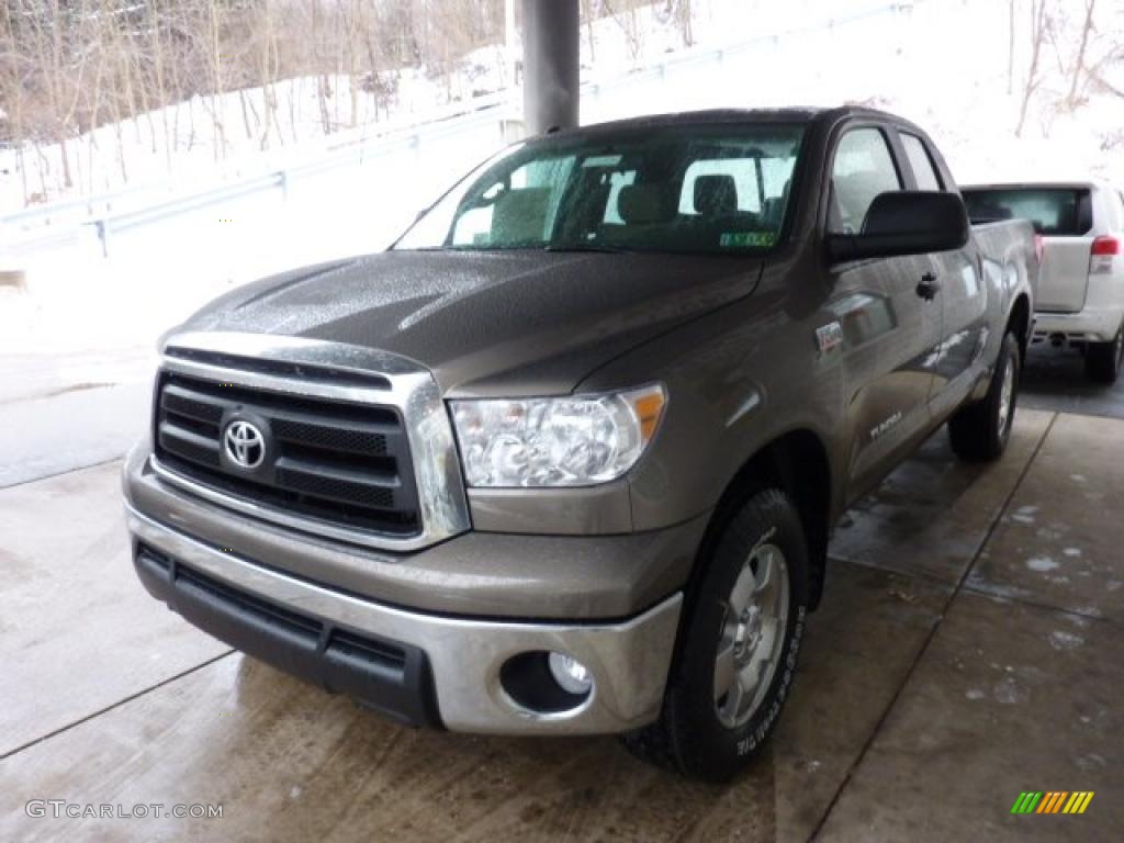 2011 Tundra TRD Double Cab 4x4 - Pyrite Mica / Sand Beige photo #5