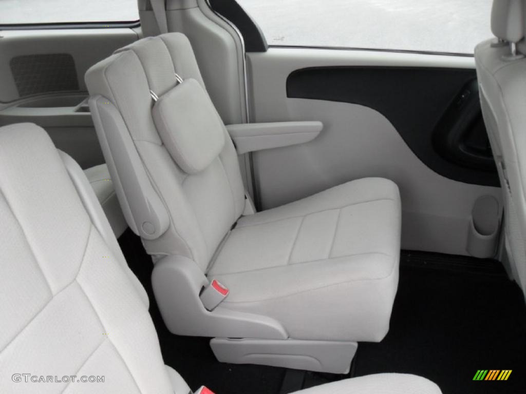 Black/Light Graystone Interior 2011 Dodge Grand Caravan Crew Photo #43944335