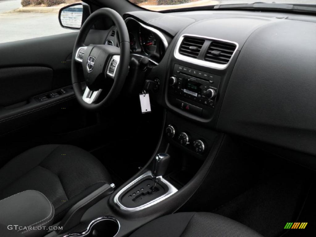 2011 Dodge Avenger Mainstreet Black Dashboard Photo #43944766