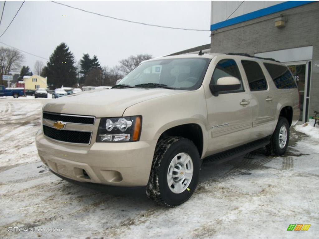 Gold Mist Metallic 2011 Chevrolet Suburban LS 4x4 Exterior Photo #43945559