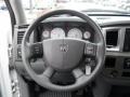 Medium Slate Gray 2007 Dodge Ram 3500 SLT Quad Cab 4x4 Dually Steering Wheel