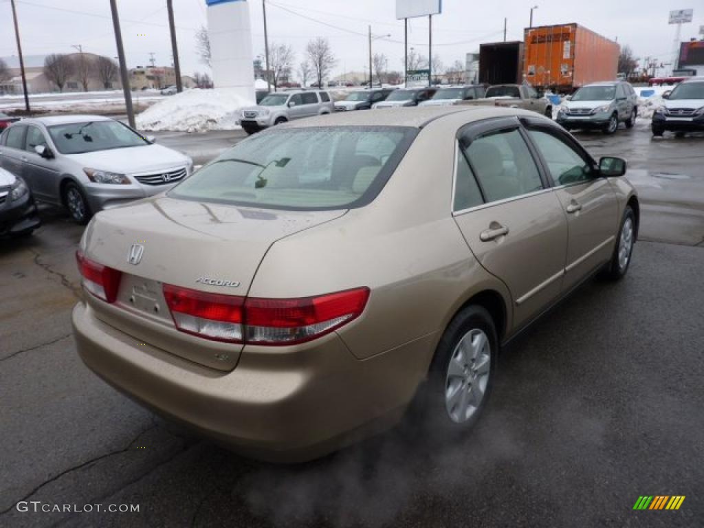 2003 Accord LX Sedan - Desert Mist Metallic / Ivory photo #4