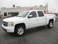 2009 Summit White Chevrolet Silverado 1500 LTZ Crew Cab 4x4  photo #1