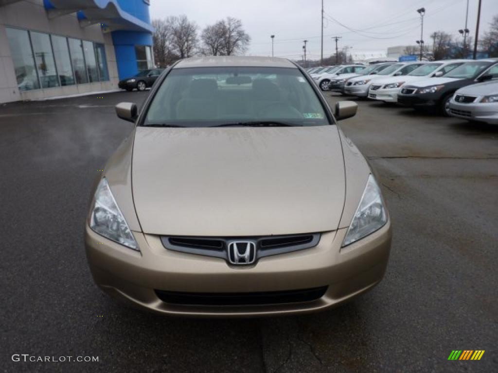 2003 Accord LX Sedan - Desert Mist Metallic / Ivory photo #6