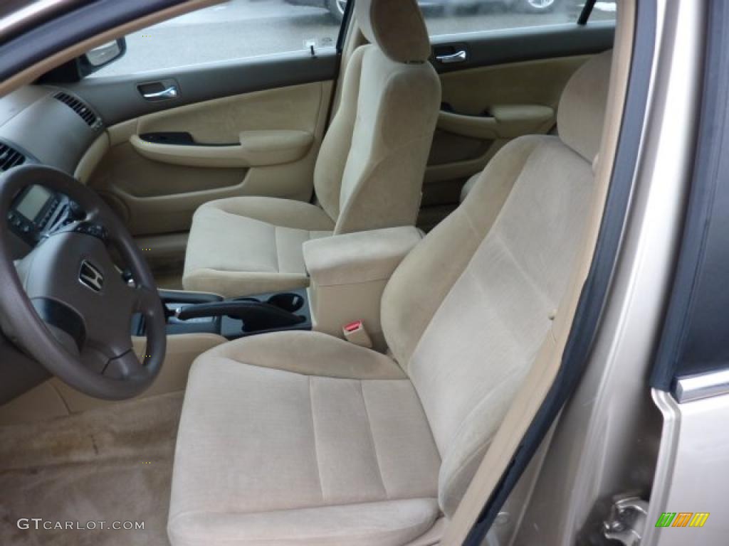 2003 Accord LX Sedan - Desert Mist Metallic / Ivory photo #8