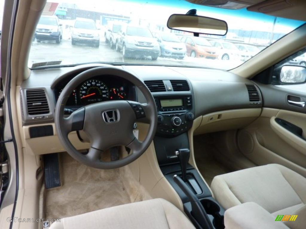 2003 Accord LX Sedan - Desert Mist Metallic / Ivory photo #10