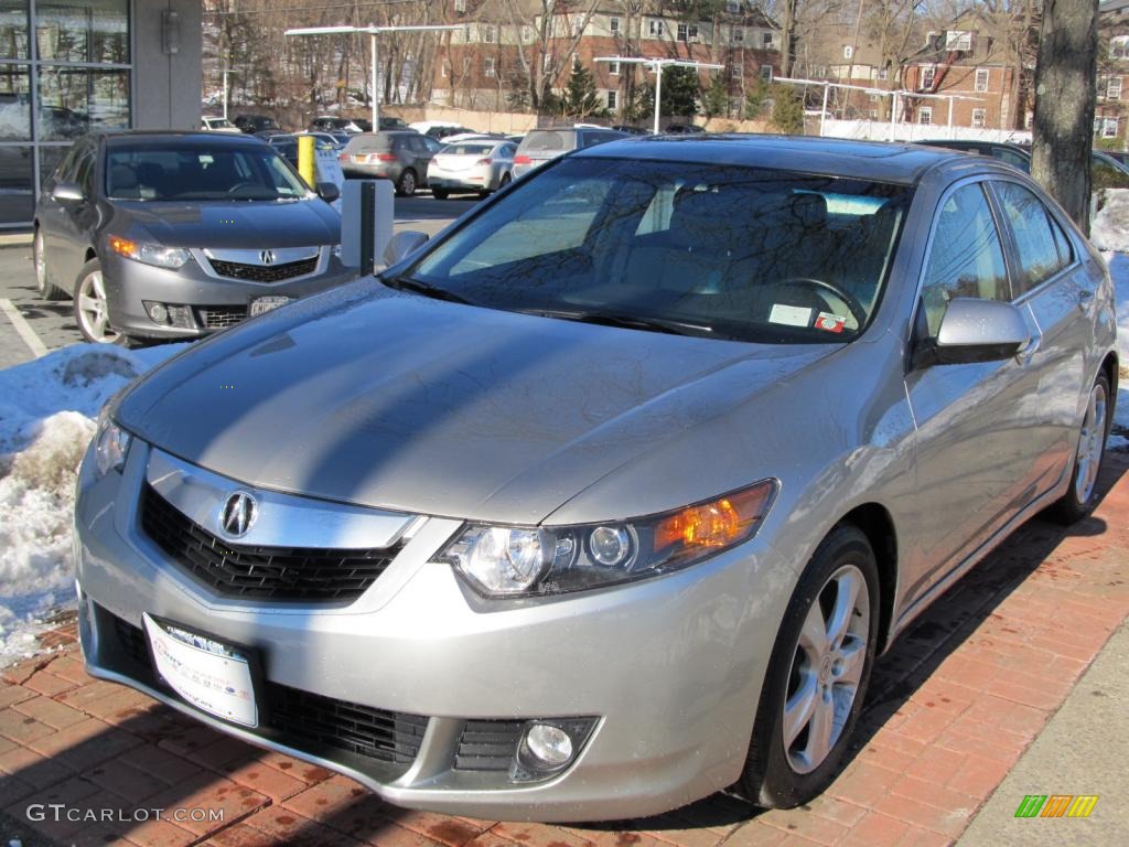 2010 TSX Sedan - Palladium Metallic / Taupe photo #1