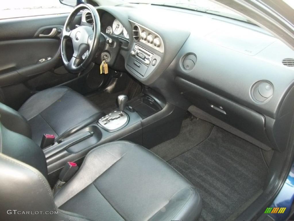 2004 Acura RSX Sports Coupe Ebony Dashboard Photo #43948677