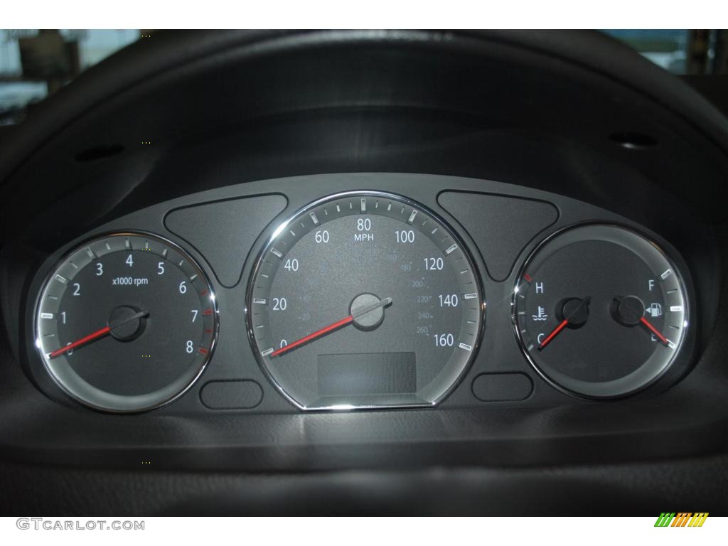 2009 Hyundai Sonata Limited Gauges Photo #43949617