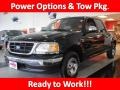 2002 Black Ford F150 XLT SuperCrew  photo #1