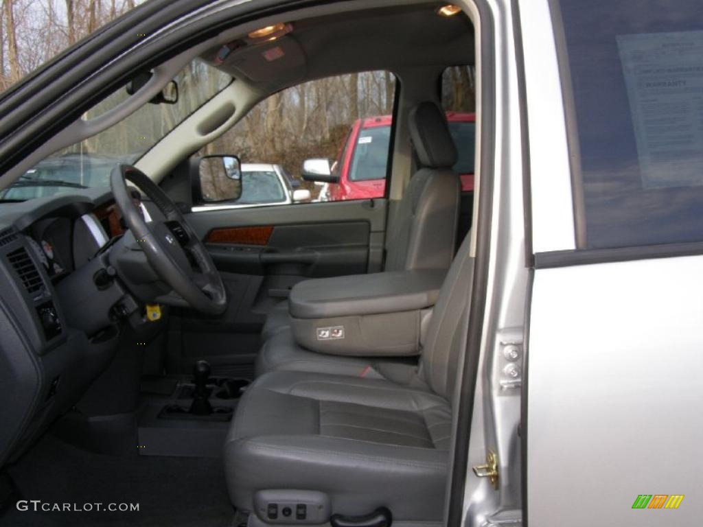 Medium Slate Gray Interior 2006 Dodge Ram 2500 Laramie Quad Cab 4x4 Photo #43951369