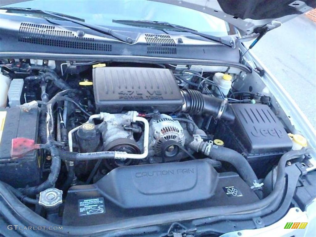 2003 Jeep Grand Cherokee Laredo 4x4 4.7 Liter SOHC 16-Valve V8 Engine Photo #43952098