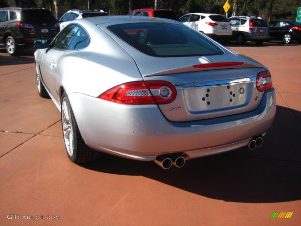 Liquid Silver Metallic 2011 Jaguar XK XKR Coupe Exterior Photo #43952270