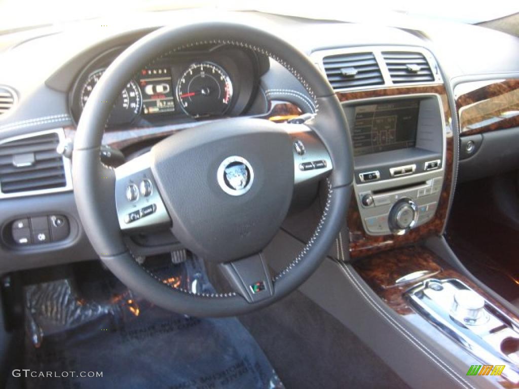 2011 Jaguar XK XKR Coupe Warm Charcoal/Warm Charcoal Dashboard Photo #43952278