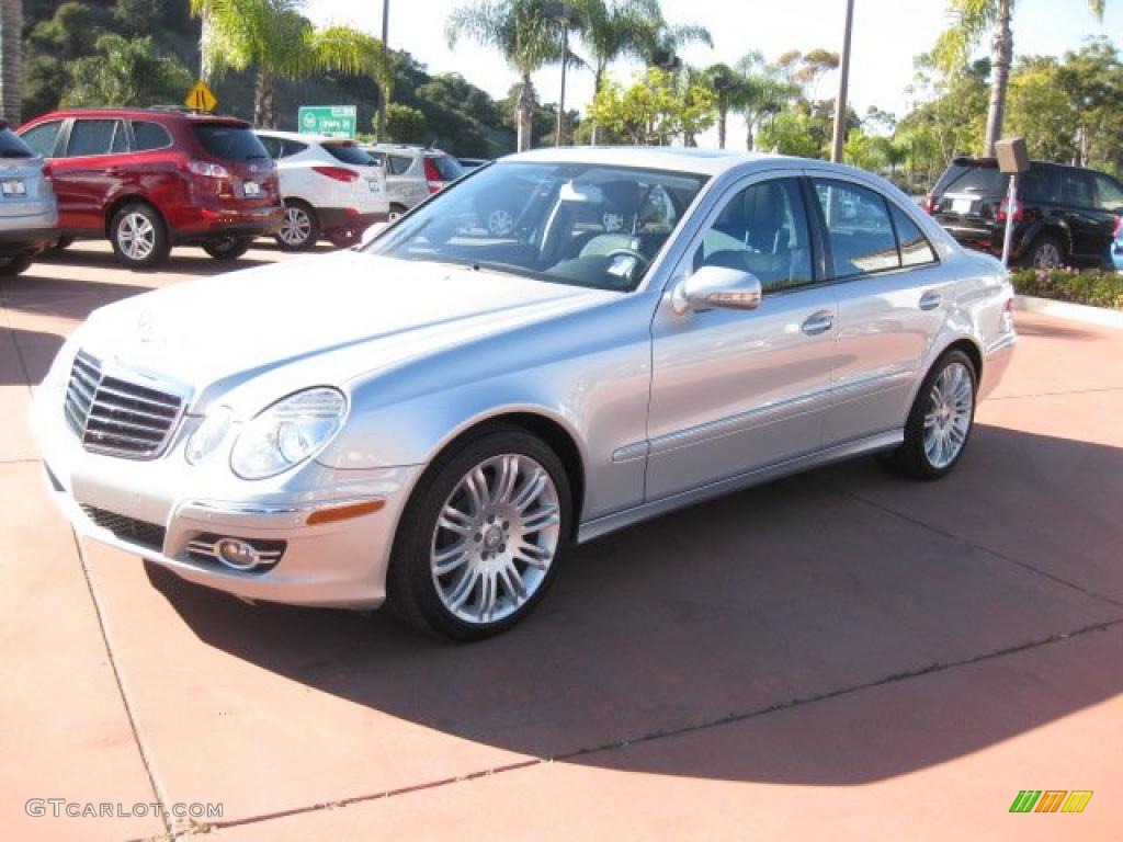 2008 E 550 Sedan - Iridium Silver Metallic / Black photo #1