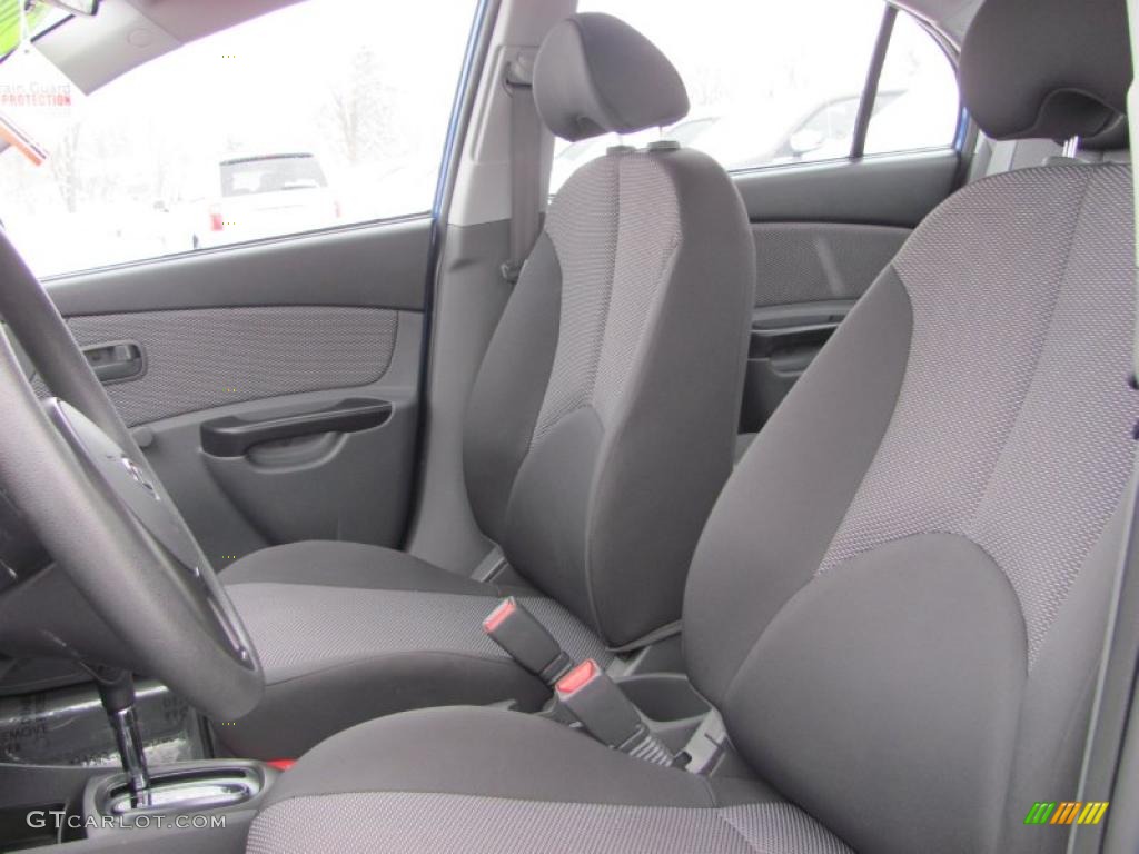 Gray Interior 2010 Kia Rio LX Sedan Photo #43954210