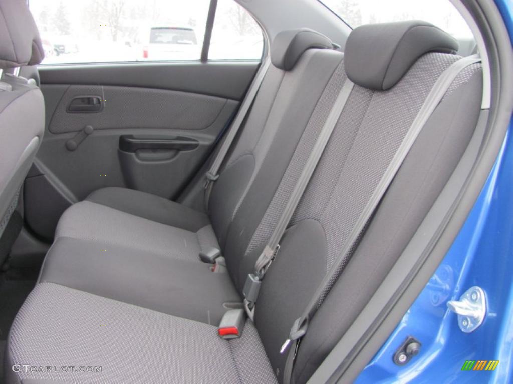 Gray Interior 2010 Kia Rio LX Sedan Photo #43954229