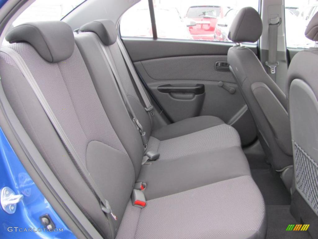 Gray Interior 2010 Kia Rio LX Sedan Photo #43954294