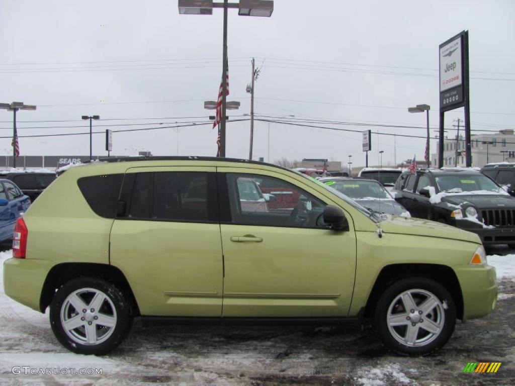Optic Green Metallic 2010 Jeep Compass Sport 4x4 Exterior Photo #43954692