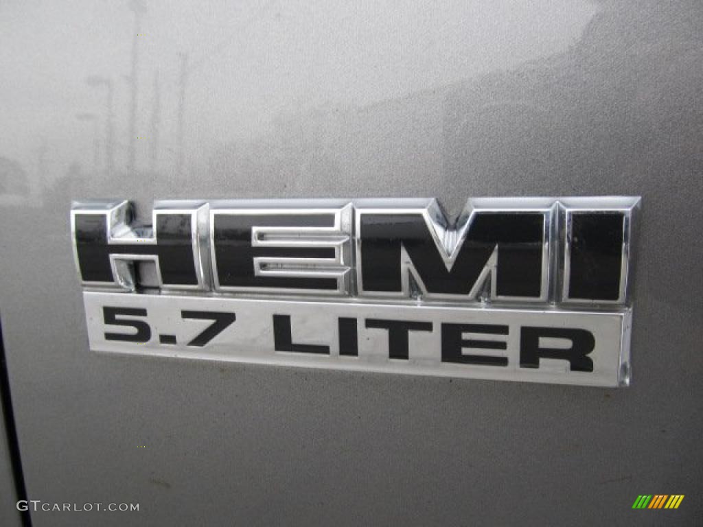 2009 Ram 1500 SLT Crew Cab 4x4 - Mineral Gray Metallic / Dark Slate/Medium Graystone photo #2