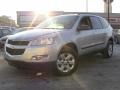 2010 Silver Ice Metallic Chevrolet Traverse LS AWD  photo #1
