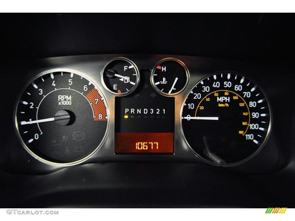 2010 Hummer H3 Standard H3 Model Gauges Photo #43959456