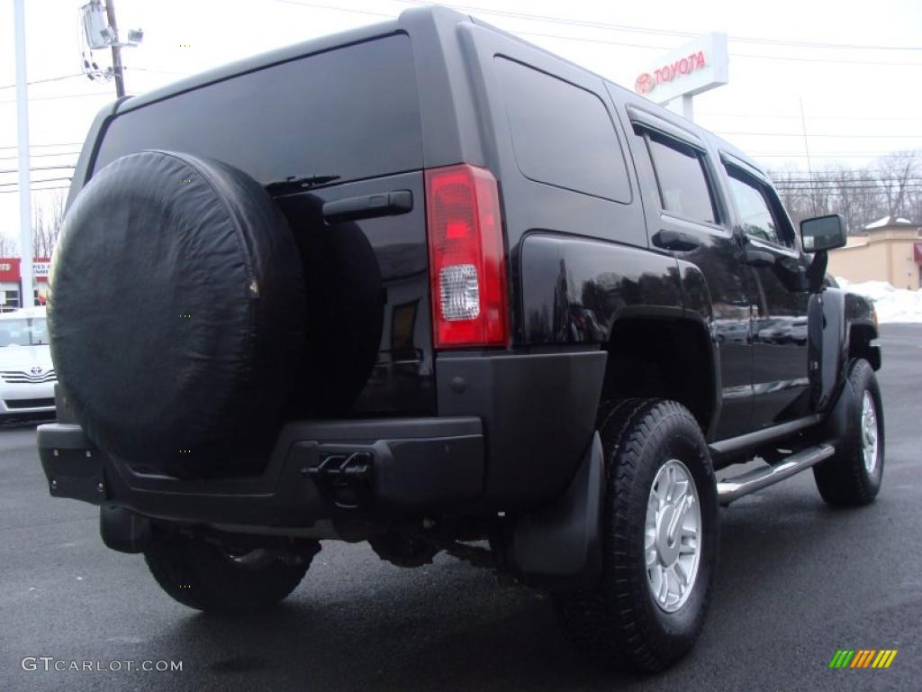 Black 2009 Hummer H3 Standard H3 Model Exterior Photo #43959552